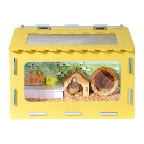 Chicken Brooder Box - Observation Window Breathable | Brooding Box For Chicks Quails For Small Space Backyard Urban Home Small Farm Apartment Garage Beginners Adults and Others