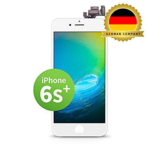 GIGA Fixxoo Pantalla LCD Tàctil de Repuesto para iPhone 6s Plus, Retina Display, Cámara y Sensor de proximidad, Video guía DYI Paso a Paso Simple, Separador Digitalizador - Blanco