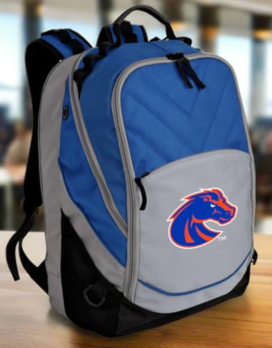Image of Broad Bay Boise State Backpack | Official BSU Broncos Logo, Padded Laptop Computer Section, Premium 600 Denier Nylon Fabric,