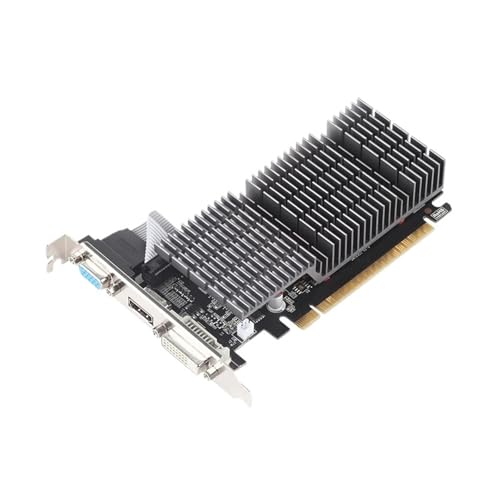 kvcccss GeForce GT710 Heavy Hammer 1G DDR3 HDMI/DVI/VGA Tarjeta gráfica discreta PCI-E de Nivel básico for computadoras de Escritorio