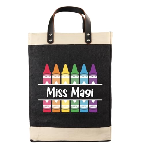 Bolsa de algodón personalizada para profesor miniatura 2