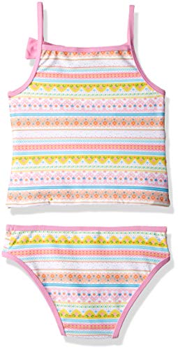 Image of KIKO & MAX Girls' Ruffle Top Bikini Swim Suit Bathing Suit