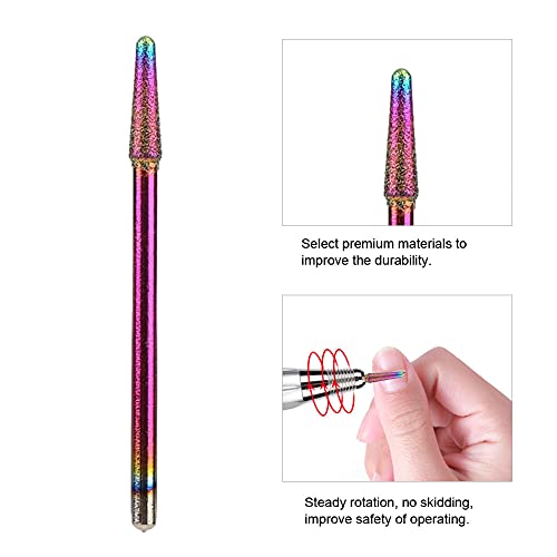 Brocas de unhas profissionais, brocas de liga de esmeril para galvanoplastia de arte para unhas, ace