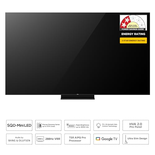 Image of TCL 164 cm (65 inches) 4K SQD-MiniLED TV 65C7L (Black)