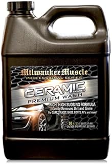 Milwaukee Muscle Car Wash - Includes One, 50 Fl Oz Bottles of Professional Ceramic Car Wash Soap - Car Cleaner for Auto, Cars, Motorcycles, RV's and Boats - pH Neutral Formula - Rejuvenates Paint and Ceramic Coating for Cars