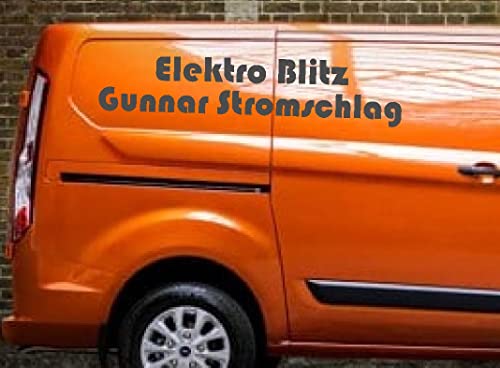 Skins4u Wunschaufkleber selbst gestalten Wunschtext Auto Aufkleber Werbung individuell Wunsch Name Sticker Schrift personalisiert Autoaufkleber, Boot, Wandtattoo Buchstaben Wunschaufkleber