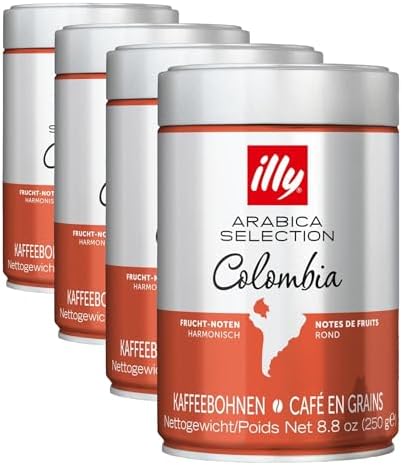 illy Espressobohnen Arabica Selection Kolumbien - 250g Kaffeebohn...