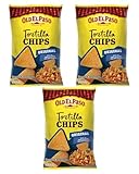 Old El Paso Tortilla Chips Salted – Gesalzene Tortilla Chips aus Mais gebacken – Glutenfrei – 1 x 185 g (Packung mit 3)