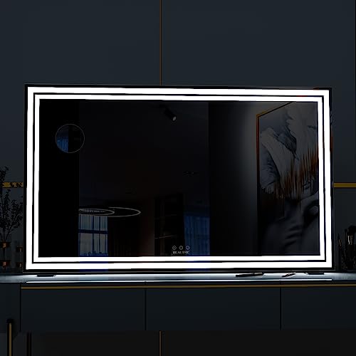 Espejo de Maquillaje BEAUTME 40x24 pulgadas LED doble miniatura 5