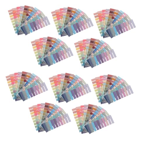 jojofuny 2000個インデックスタブ スティッキータブ ページフラッグ 書き込み可能な付箋付き索引シール ノート整理や読書用携帯便利オフィス