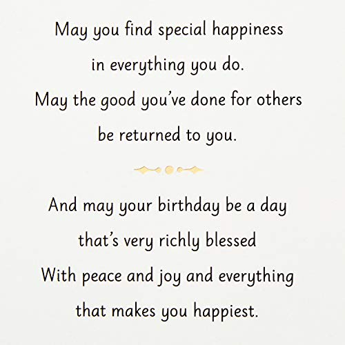 Hallmark Golden Thread Birthday Card (A Birthday Wish) #TOP2