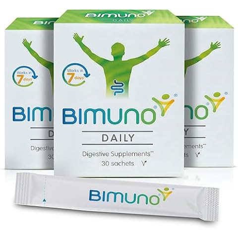 BIMUNO Original | Daily Gut Health Prebiotic | High Fiber Supplements, Vegetarian, Halal | 3 Pack (90 Sticks) Cover