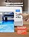 VEVOR Cutting Machine, Automatic Edge Detection Vinyl Cutter Machine with Design Software and Materials, Compatible with Multiple File Formats, for Creating Customized DIY Crafts, Cards, Stickers