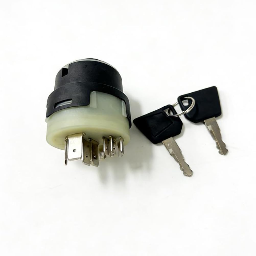 Ignition Switch (10-Pin) 2511 Compatible with JCB Excavators & Loaders Heavy-Duty Construction Equipment
