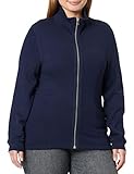 Schlichte Sweatjacke mit Stehkragen, Ziernähten auf der Vorderseite & seitlichen Eingriffstaschen