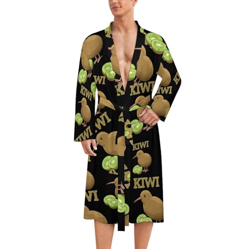 Albornoz de playa para hombre suave con cinturón ideal para viajes