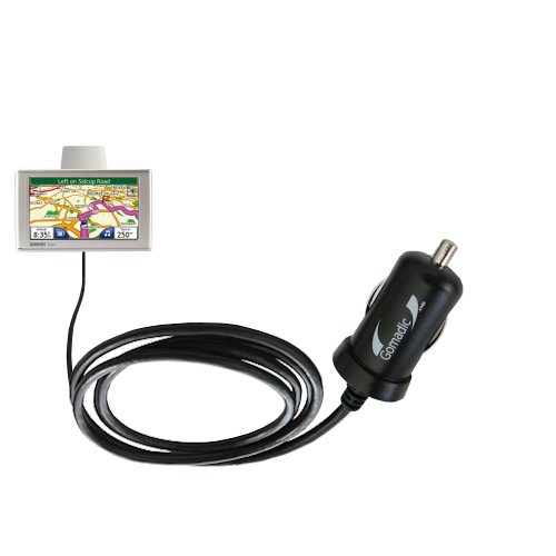 Gomadic Intelligent Compact Car/Auto Dc Charger Suitable For The Garmin Nuvi 680-2A / 10W Power At Half The Size. Uses Gomadic Tipexchange Technology #TOP13