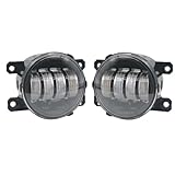 QPIUYTRED Car Fog Lights Assembly With Lens DRL Daytime Running Light Compatible With Cabstar E