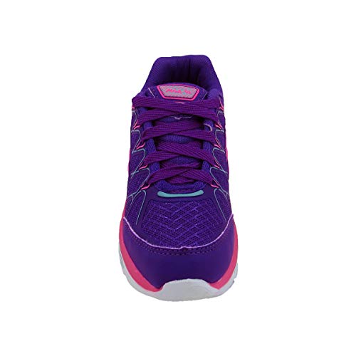 Tênis Infantil Feminino com Luzes de Led MP1717A - AS015 Cor: Roxo Uva-Pink;Tamanho:28