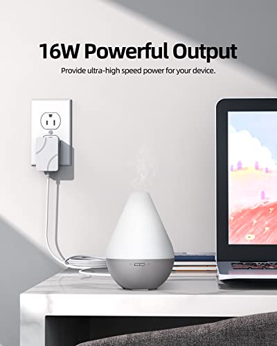 Ul Listed Ac Adapter Fit For Essential-Oil-Diffusers Young Living,Doterra,Innogear,Aromatherapy,Asakuki,Urpower,Taotronics,Victsing,Mulcolor,Luscreal,Luscreal Aroma Diffuser Power Supply Adapter Cord #TOP6