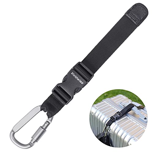 Image of Luggage Straps, Add a Bag Luggage Strap Jacket Gripper, Luggage Straps Carry-on Baggage Suitcase Straps Belts Travel Accessories (Black, Hook x 1)