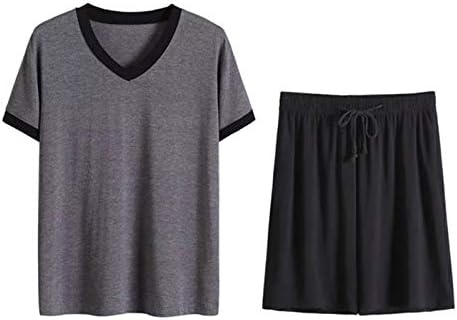 Men Nightwear Cotton Sleepwear 