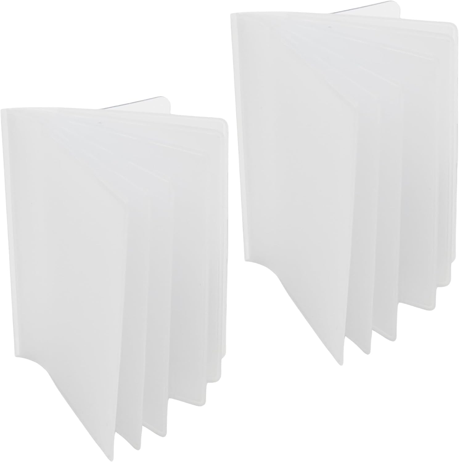 Wallets Set of 2 Clear Premium Quality Wallet Insert from (Trifold 6 Page)