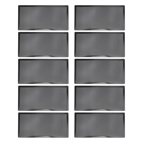 140 x 280mm DIY PC Case Dust Mesh Filter, [ 10 Pack ] PVC Dustproof Soft Dust Filter Cover with Magnetic Frame, PC Case Cover