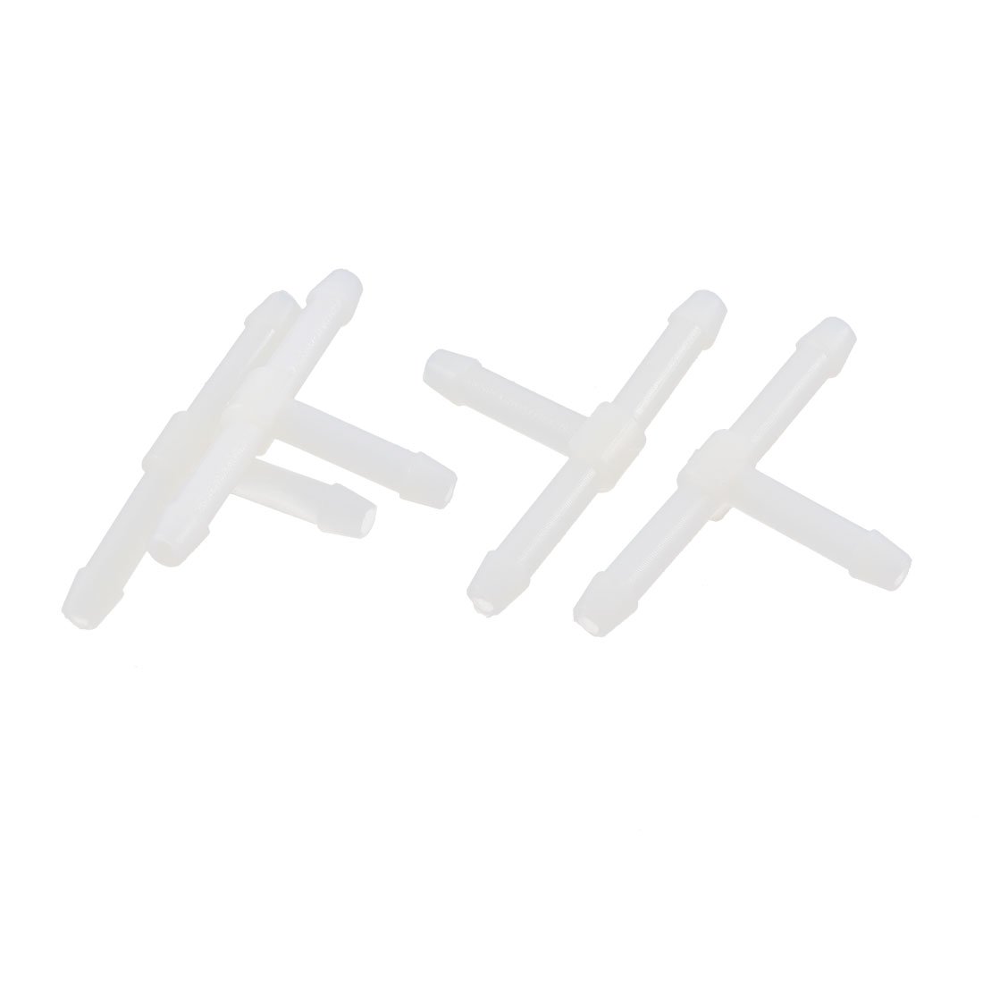 Uxcell White Sourcingmap 4Pcs 3Mm T Connector Pipe Hose Joiner Fitting