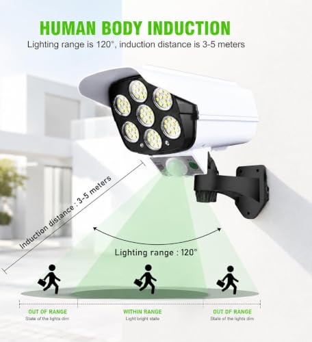 Image of Pack of 1 Camera Shape Solar LED Light Fixture with Remote Control
