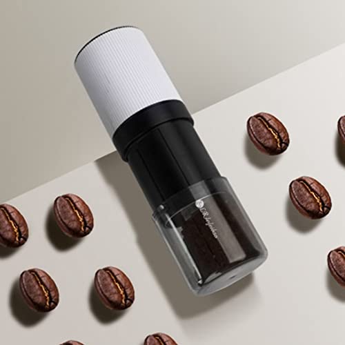 Automatic Coffee Grinder, Electric Coffee Grinder Handheld Induction Grinding Auto Power Off For Home(White) #TOP3