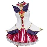QPWXL The Nine-Tailed Fox Ahri Cosplay Costume - Perfect for Anime Conventions and Costume Parties (Female Size, M)