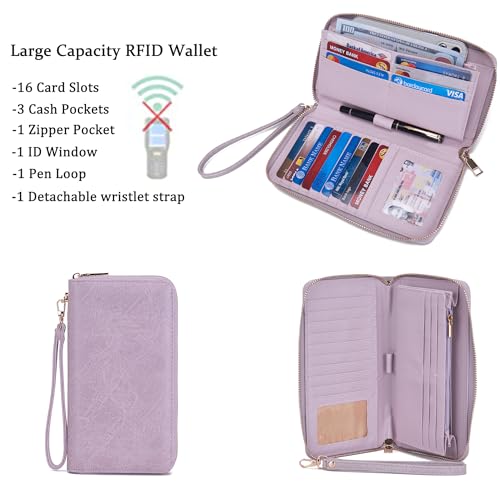 Image of Women Large Crossbody Bags Ladies Satchel Shoulder Handbags Purse and Wallet Set for Women Totes Hobo Purses