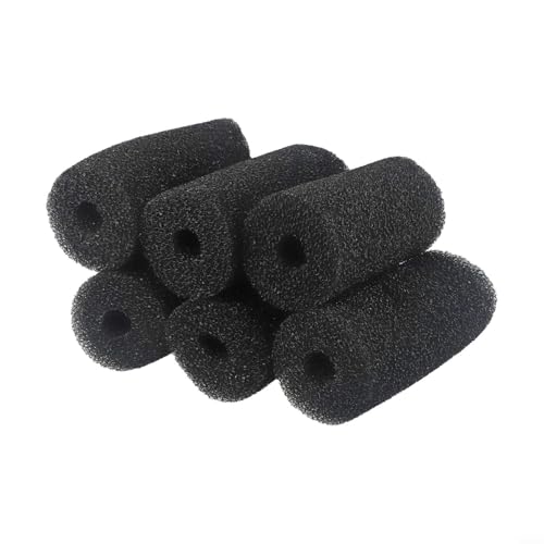 Trayneel Vorfilter-Schwammrolle für Beckett Pond G FR Pumpe 7209410 7137710 Ersatz 15 x 6,6 cm ID 5,1 cm Schwarz 3 6 10 Stück (6 Stück)
