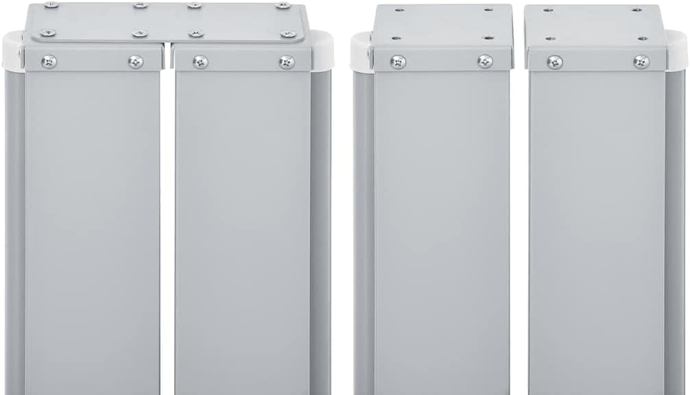 Retractable Side Awning Cream UV-Proof Outdoor Privacy Screen 66.9"x393.7" with Mounting Accessories and Posts for Patio Garden Balcony