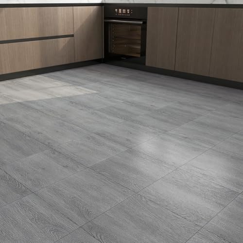 Yenhome 3 Piezas Suelo PVC Adhesivo Madera Gris Caravana 30x30cm Piso Vinilico Autoadhesivo Suelo PVC Lamas Madera Gris para Dormitorio Cocina Papel Adhesivo para Pisos Azulejos Baño Impermeable