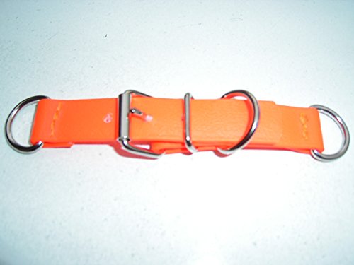 Angel for Pets MJH BioThane Halsband Verschluss verstellbar 25mm breit versch. Farben (1, orange) Cover