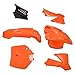 Plastic Fender Kit Replacement for 50SX MT50 MTK50 Mini Adventure 2002-2008 50 SX Junior 50cc Orange