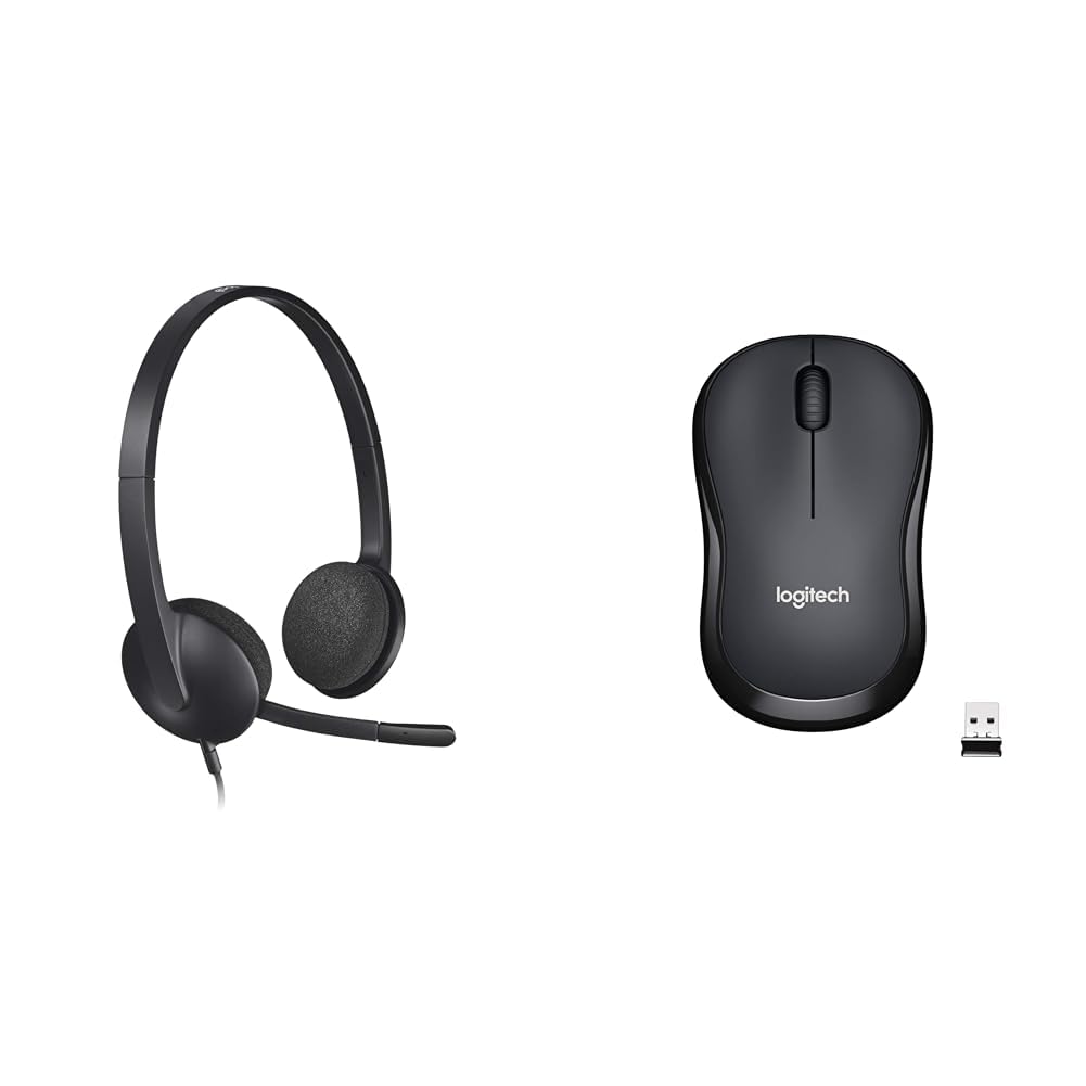 logicool Logitech H340 Stereo Over Ear Wired Headphones with Mic with Noise-Cancelling, USB, Pc/Mac/Laptop --picture-16