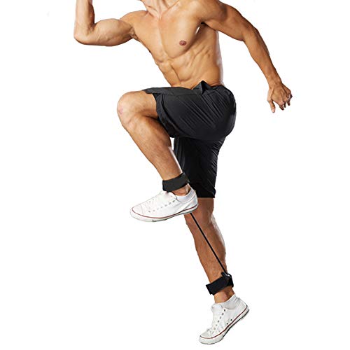 por exemplo, corda de treinamento, Andoer Cinto de resistência de treinamento de passo de mola de fo