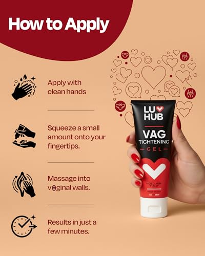 Image of Luv Hub Vaginal Tightening Gel - Tighten your Vagina - Natural Firming Cream for Intimate Wellness - Compatible with Sensitive Skin, Hormonal Shifts, Postpartum Recovery - 1oz