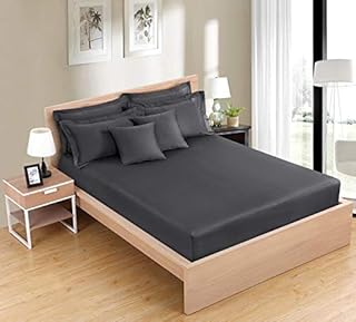 Sapphire Collection 500 Thread Cotton 40CM/16 Inch Extra Deep Fitted Bed Sheet 100% Egyptian Cotton (White, Super King)