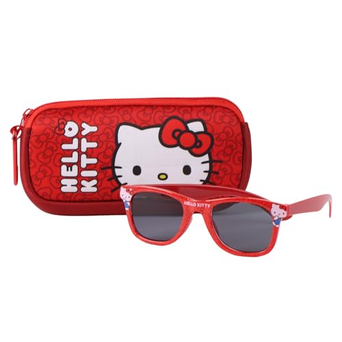 CERDÁ LIFE'S LITTLE MOMENTS Hello Kitty & Friends Ensemble lunettes de soleil et étui Rouge