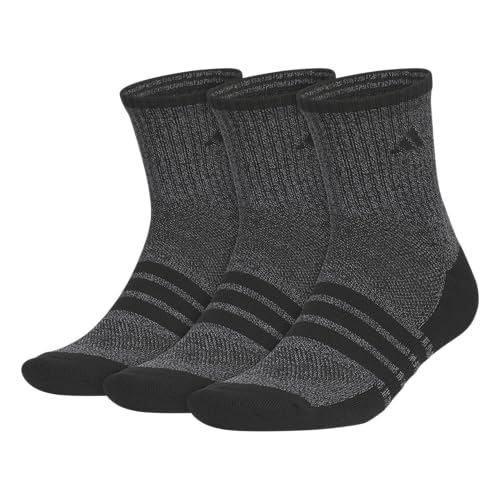 adidas Mens Cushioned X Socks (3 Pairs) Multiple Heights, Durable & Comfortable