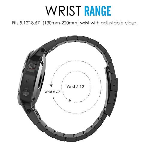 Correa de reloj de 20 mm de acero inoxidable para lucir en la oficina y eventos formales 5