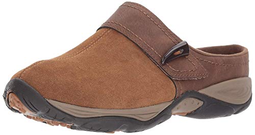 Easy Spirit Women's Eliana Mule,Dark Natural/Brown Suede,12 M Us #TOP2