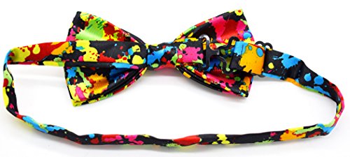Carahere® Mens Handmade Stylish Patterned Pre-Tied Bow Ties M126 4R #TOP4