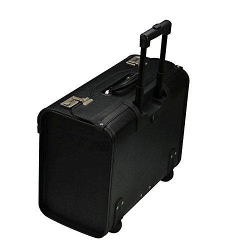 Alassio 92301 - pilotenkoffer Silvana, van imitatieleer, ca. 48 x 39,5 x 23 cm, zwart - Image 7