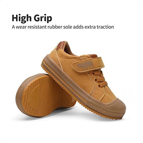 Dream Pairs Toddler Sneakers Boys Girls Casual Shoes Kids Storybook Lightweight Walking Skate Shoes,Size 4 Toddler,Yellow,Sdfs222K thumb #3