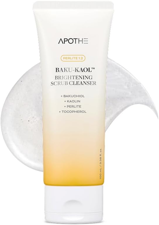 Esfoliante facial APOTHE Baku-Kaol com Perlite, Kaolin e Bakuchiol, 100 mL